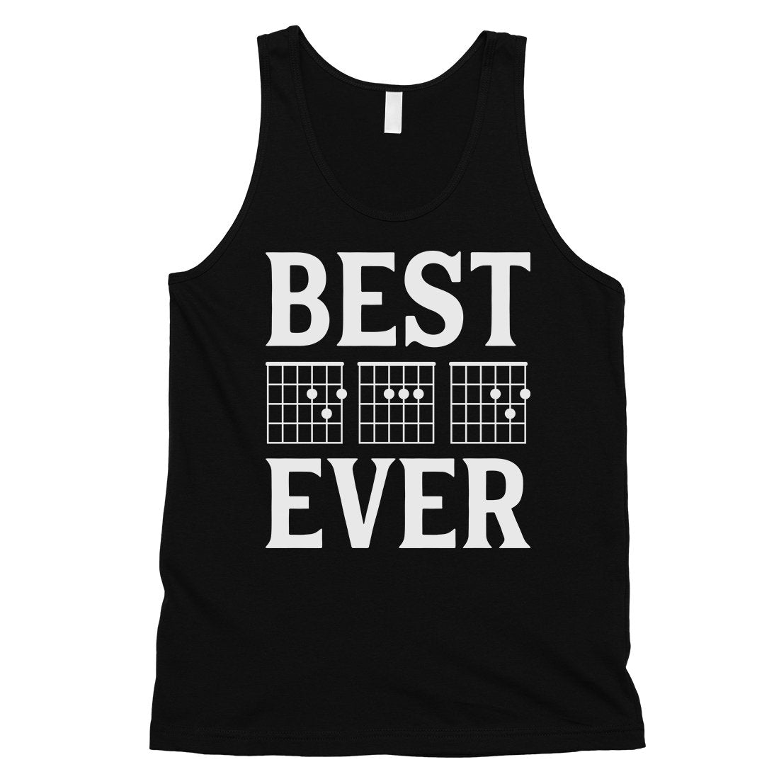 Best Dad Ever Guitar Chord Mens Loyal Caring Sweet Sleeveless Top