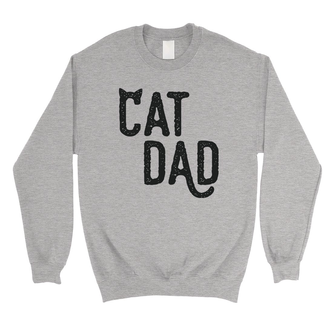 Cat Dad Mens/Unisex Fleece Sweatshirt Caring Faithful Proud Gift