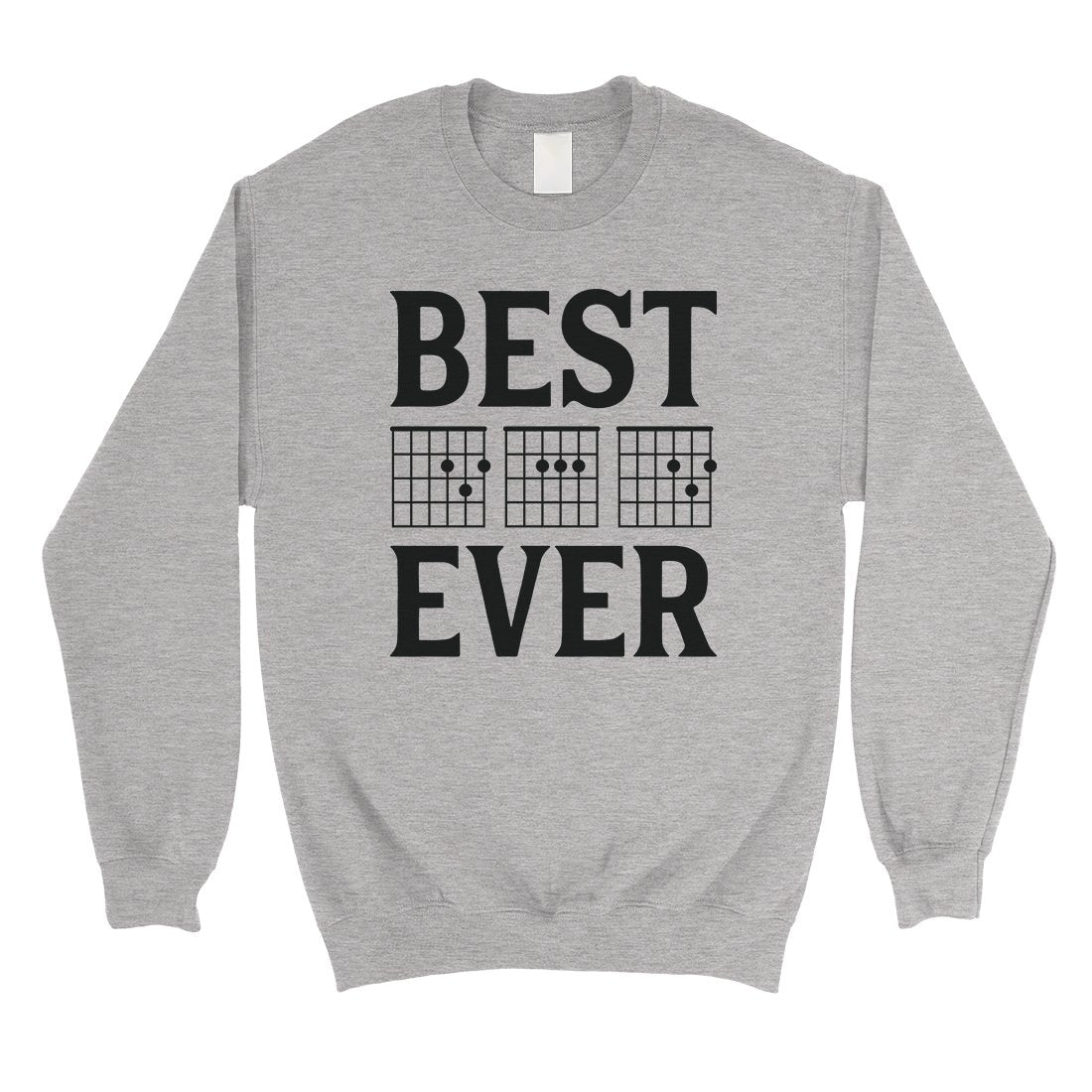 Best Dad Ever Guitar Chord Mens/Unisex Fleece Sweatshirt Creative