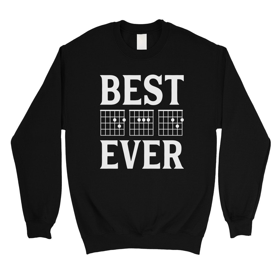 Best Dad Ever Guitar Chord Mens/Unisex Fleece Sweatshirt Creative