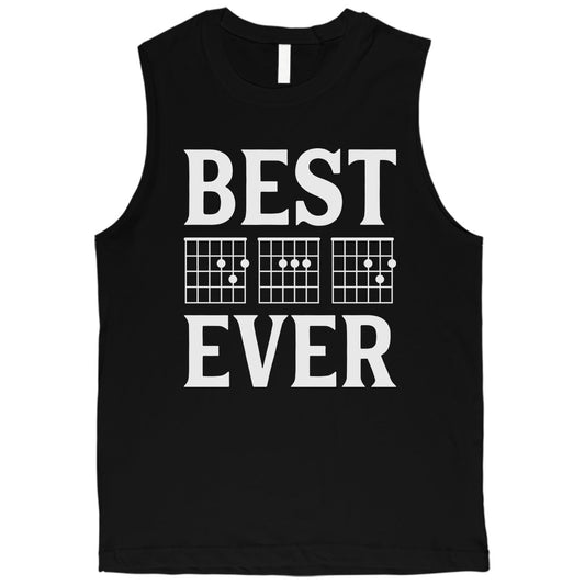 Best Dad Ever Guitar Chord Mens Sweet Fathers Day Muscle Shirt Gift