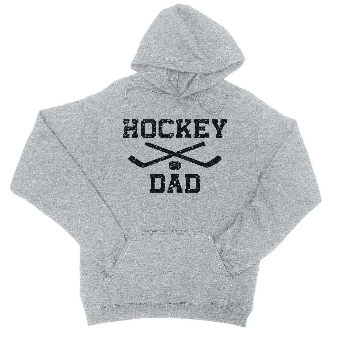 Hockey Dad Unisex Fleece Hoodie Motivational Sweet Fun Father's Day