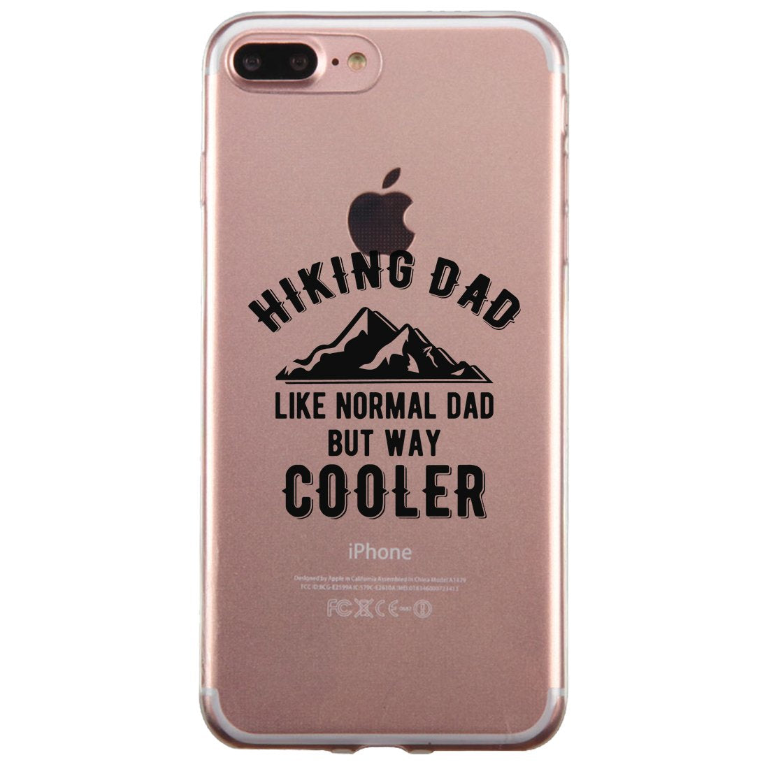 Hiking Dad Case Positive Outdoorsy Fathers Day Celebration Dad Gift