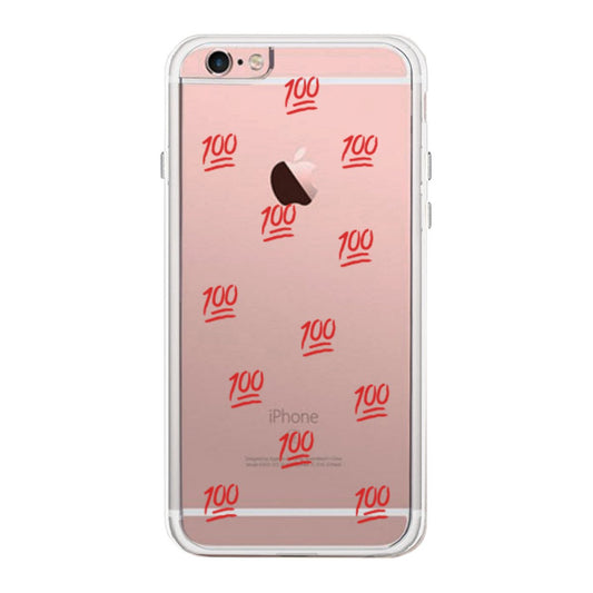 100 Points Phone Case Cute Clear Phonecase For Students