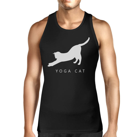 Yoga Cat Unisex Tank Top Yoga Sleeveless Shirt Cute Gifts For Yogi