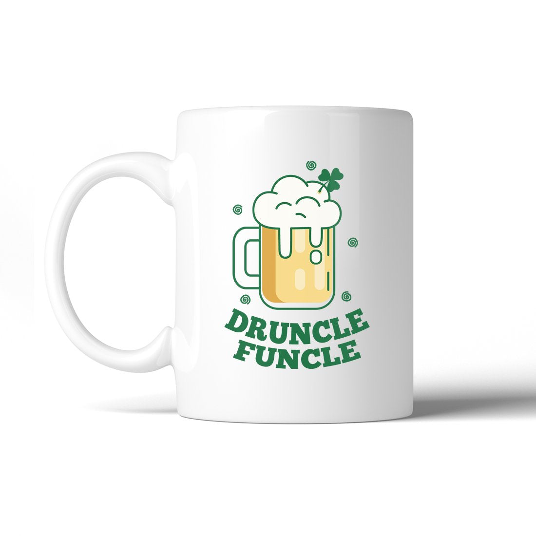 Druncle Funcle Uncle 11 Oz Ceramic Coffee Mug For St Patrick's Day