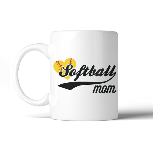 Softball Mom Coffee Mug For Sports Mom Mother's Day Gift Coffee Mug