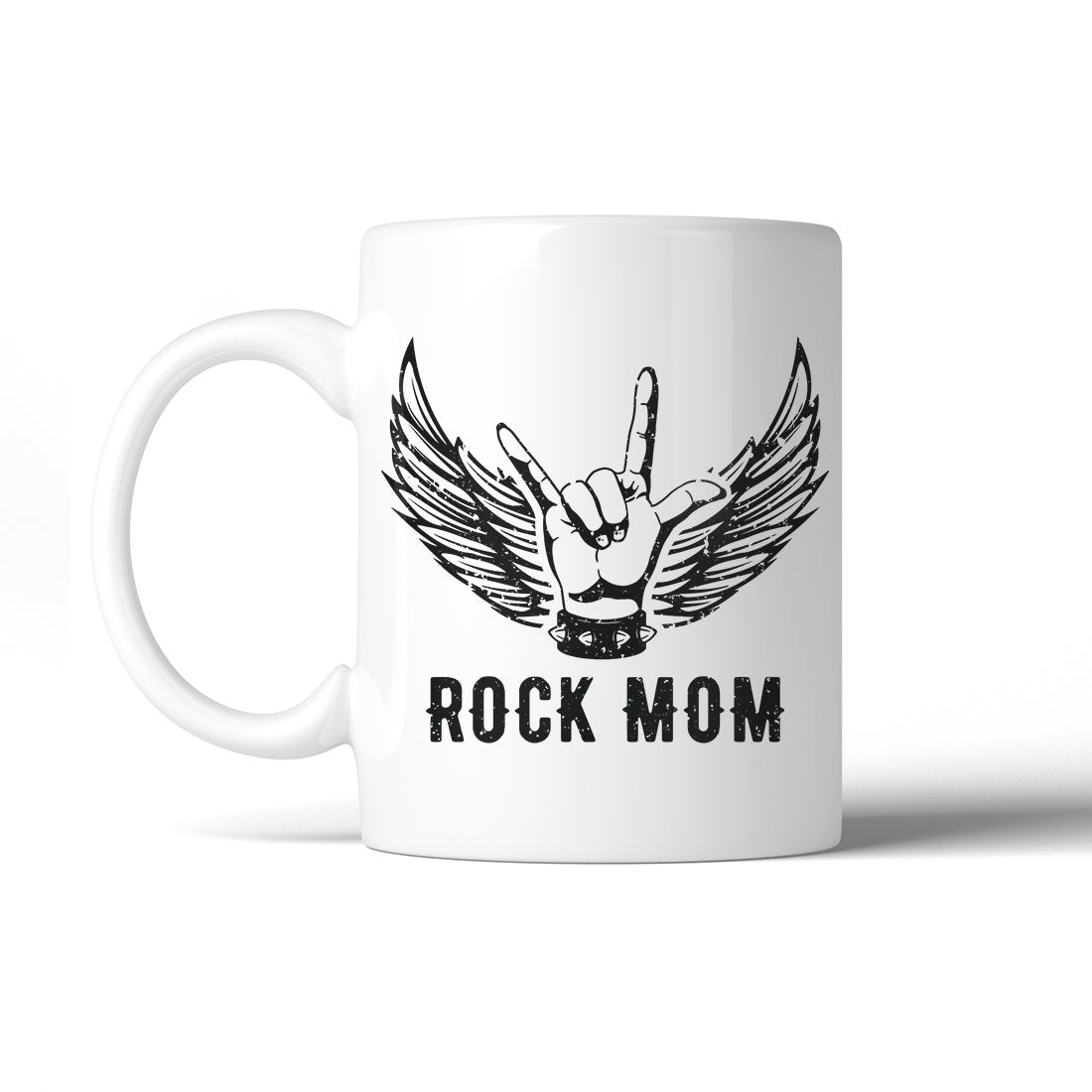 Rock Mom Coffee Mug Ceramic 11 oz Funny Mother's Day Gift For Her