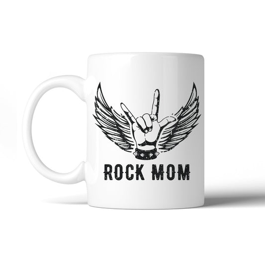 Rock Mom Coffee Mug Ceramic 11 oz Funny Mother's Day Gift For Her