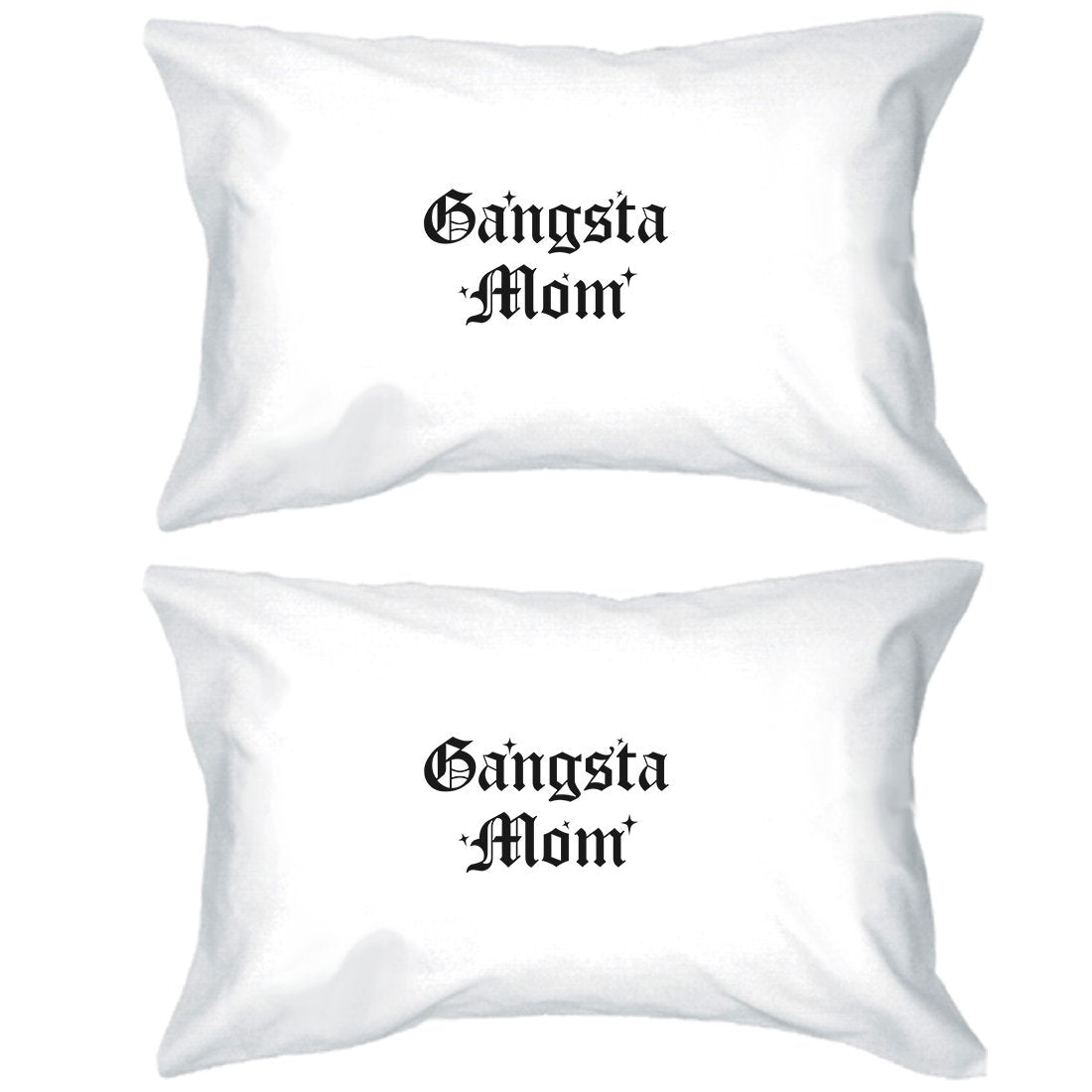 Gangsta Mom Pillowcases Standard Size Pillow Covers Gift For Mom