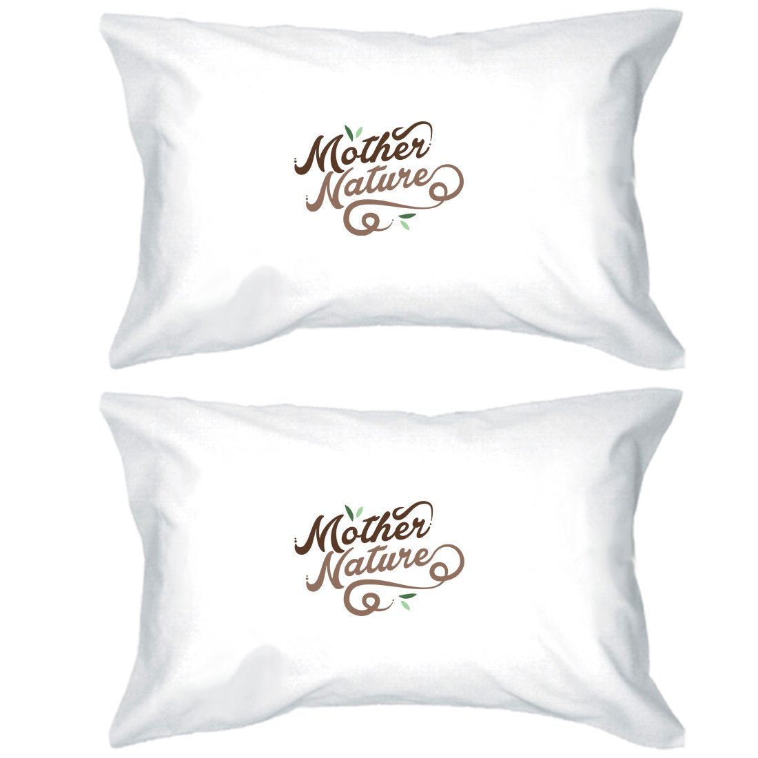 Mother Nature Pillowcases Standard Size Pillow Covers Gift For Mom