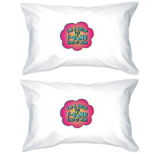 F-Bomb Mom Pillowcases Standard Size Pillow Covers For Mother's Day