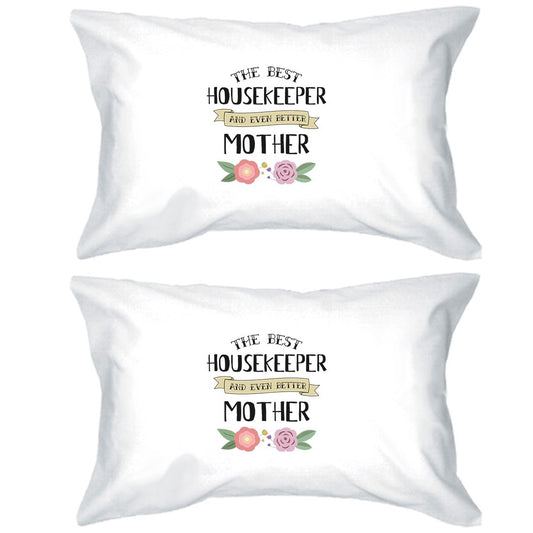 Housekeeper Better Mom Pillowcases Standard Size Pillow Covers Gift