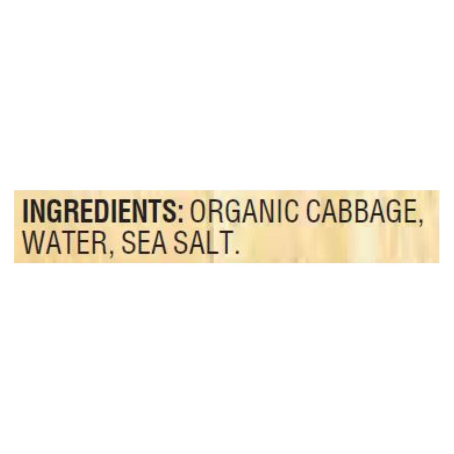 Woodstock Organic Sauerkraut - Case Of 12 - 16 Oz