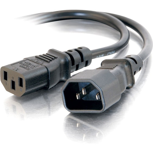 C2G 10ft 18 AWG Computer Power Extension Cord (IEC320C14 to IEC320C13)