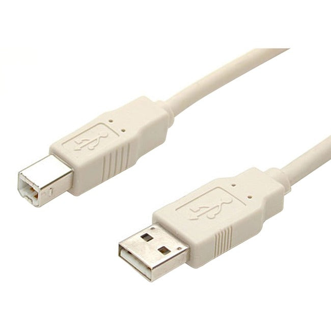 StarTech.com - Beige USB 2.0 cable - 4 pin USB Type A (M) - 4 pin USB Type B (M) - 15 ft