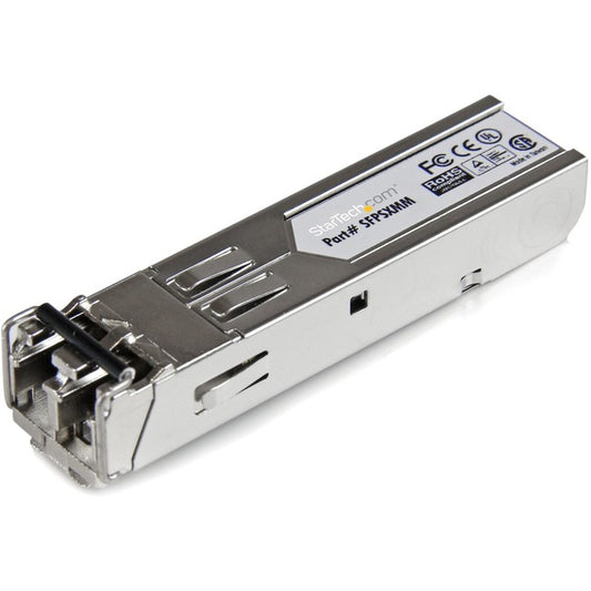 StarTech.com 1000BASE-SX MSA Compliant SFP Module - LC Connector - Fiber SFP Transceiver - TAA Compliant - Lifetime Warranty - 1 Gbps - Max. Transfer Distance 550 m (1804 ft)