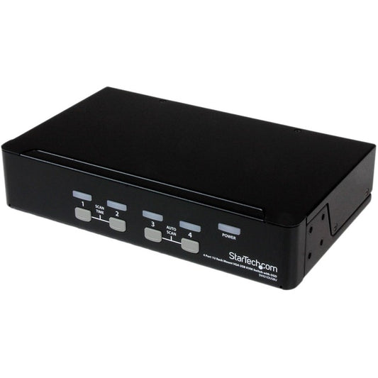 StarTech.com 4 Port 1U Rackmount USB KVM Switch with OSD