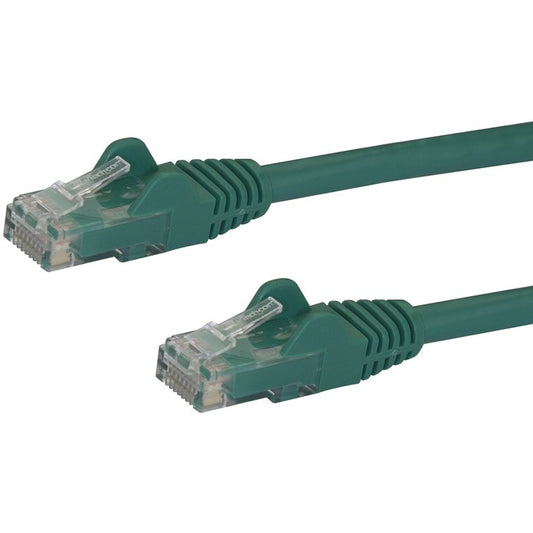 StarTech.com 15 ft Green Snagless Cat6 UTP Patch Cable