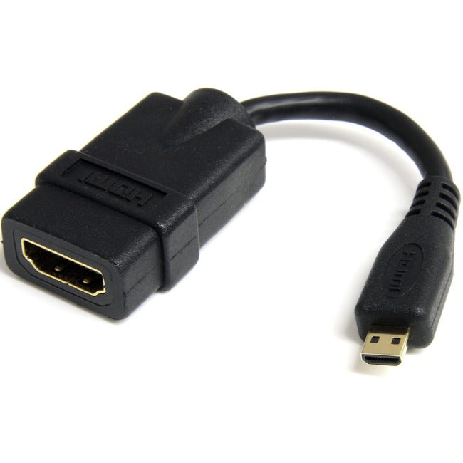 StarTech.com 5in High Speed HDMI® Adapter Cable - HDMI to HDMI Micro - F/M