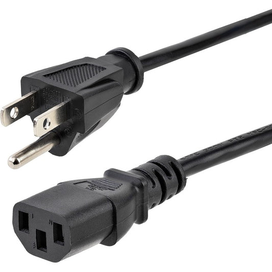 StarTech.com 6 ft 14 AWG Computer Power Cord - NEMA5-15P to C13