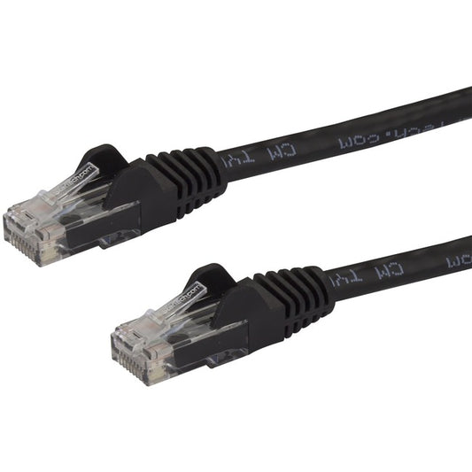 StarTech.com 5 ft Black Gigabit Snagless RJ45 UTP Cat6 Patch Cable - 5ft Patch Cord