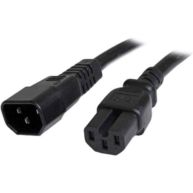 StarTech.com 6 ft 14 AWG Computer Power Cord - IEC C14 to IEC C15