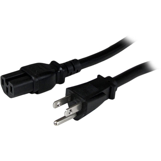 StarTech.com 4 ft Heavy Duty 14 AWG Computer Power Cord - NEMA5-15P to C15