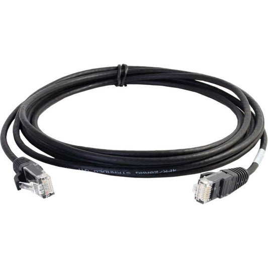 C2G 1ft Cat6 Snagless Unshielded (UTP) Slim Network Patch Cable - Black