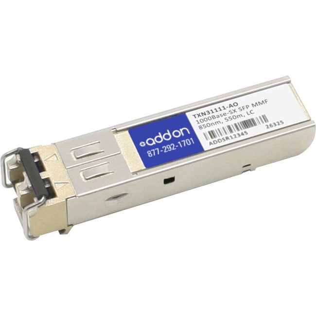 AddOn Intel TXN31111 Compatible TAA Compliant 1000Base-SX SFP Transceiver (MMF, 850nm, 550m, LC)