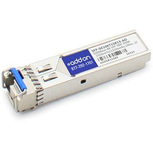 AddOn Juniper Networks SFP-GE10KT15R13 Compatible TAA Compliant 1000Base-BX SFP Transceiver (SMF, 1550nmTx/1310nmRx, 10km, LC, DOM)