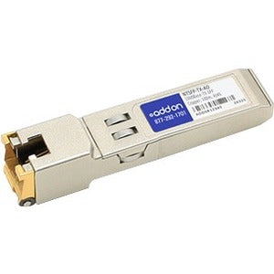 AddOn N-Tron NTSFP-TX Compatible TAA Compliant 10/100/1000Base-TX SFP Transceiver (Copper, 100m, RJ-45)