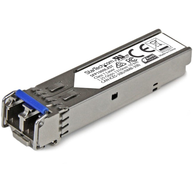 StarTech.com 1000BASE-LX MSA Compliant SFP Module - LC Connector - Fiber SFP Transceiver - Lifetime Warranty - 1 Gbps - Max. Transfer Distance 10 km (6.2 mi)