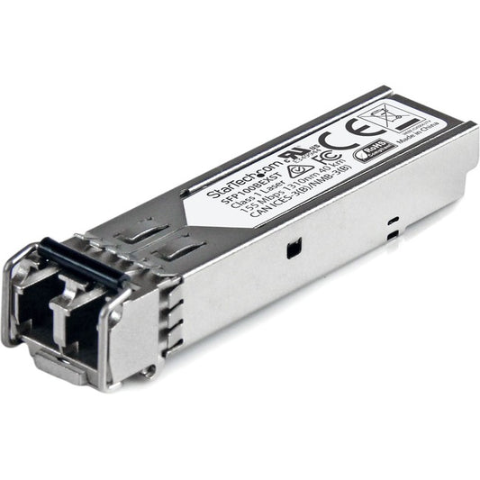 StarTech.com 100BASE-EX MSA Compliant SFP Module - LC Connector - Fiber SFP Transceiver - Lifetime Warranty - 100 Mbps - Max. Transfer Distance 40 km (24.8 mi)