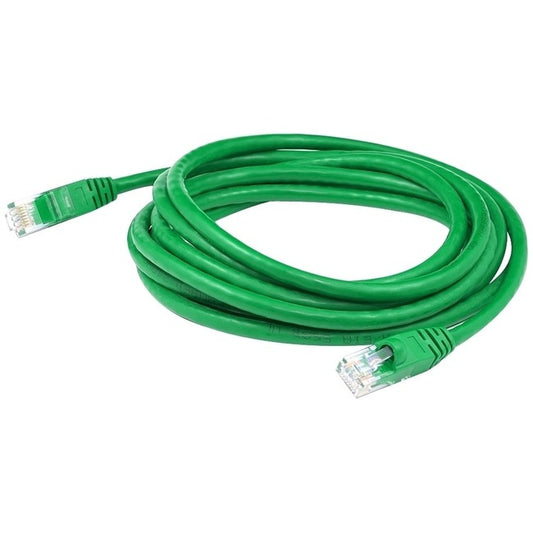 AddOn 6ft RJ-45 (Male) to RJ-45 (Male) Green Cat6A UTP PVC Copper Patch Cable