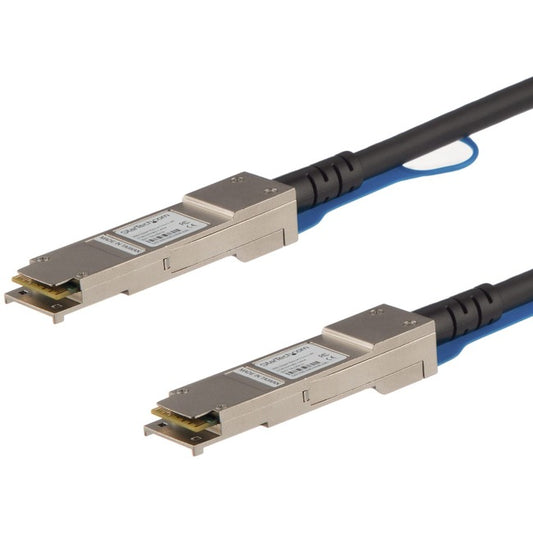 StarTech.com Cisco QSFP-H40G-CU5M Compatible QSFP+ Direct-Attach Twinax Cable - 5 m (16.4 ft) - 40 Gbps - Passive DAC Copper Cable - RJ45 Mini-GBIC Cable