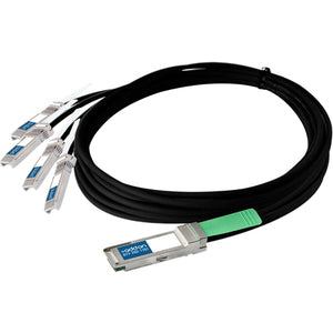 AddOn Cisco QSFP-4SFP10G-CU4M Compatible TAA Compliant 40GBase-CU QSFP+ to 4xSFP+ Direct Attach Cable (Passive Twinax, 4m)