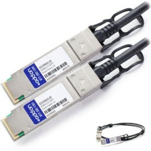 AddOn Huawei 02310MUH-AO Compatible TAA Compliant 40GBase-CU QSFP+ to QSFP+ Direct Attach Cable (Passive Twinax, 3m)