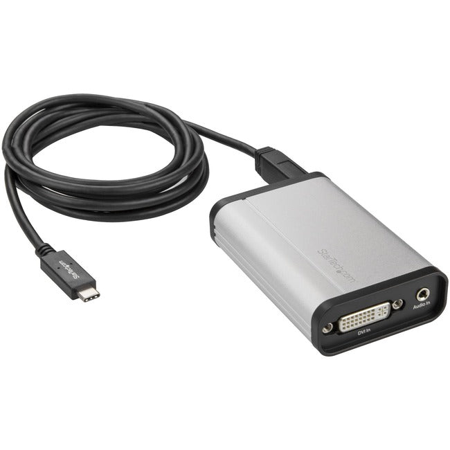 StarTech.com DVI to USB C Video Capture Device - USB Capture Card - Windows and Mac - DirectShow Compatible - 1080p 60fps - USBC2DVCAPRO