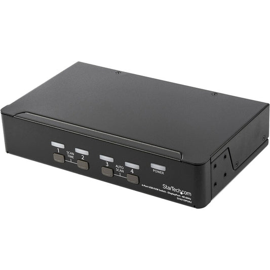 StarTech.com 4 Port DisplayPort KVM Switch with 4K 60Hz