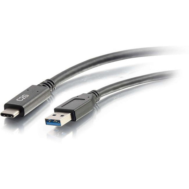 C2G 6ft USB 3.0 Type C to USB A - USB Cable Black M/M